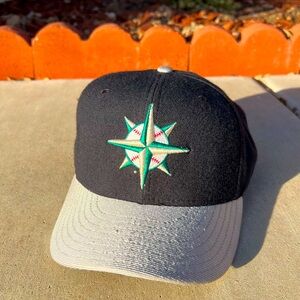 Mens vintage New Era diamond collection Seattle Mariners MLB baseball cap hat